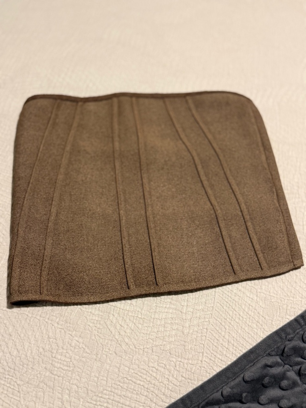 Pilcro Brown Ribbed Knit Skirt